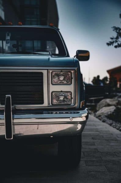 Glass service truck